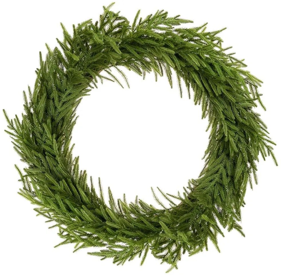 Χριστουγεννιάτικο Στεφάνι 91120 Φ80cm Green