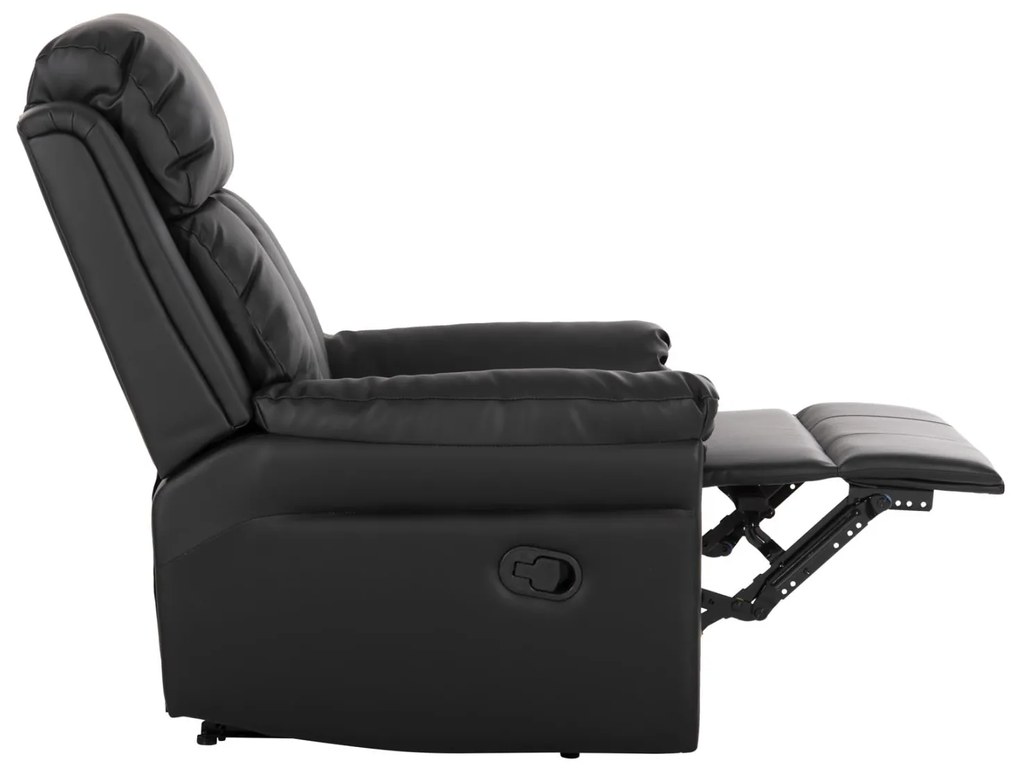 Πολυθρόνα HAPPER C9785.11 Μασάζ με Μαύρο PU 76x94x102Υεκ. 76x94x102 εκ.