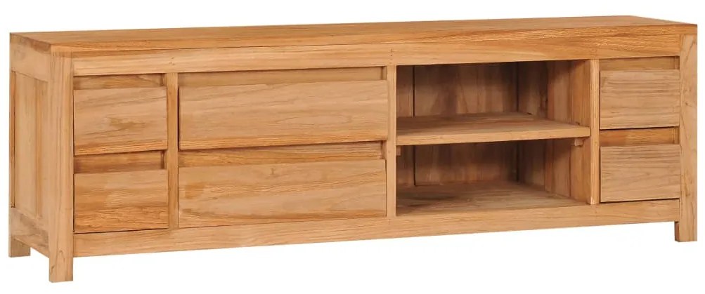 Έπιπλο Τηλεόρασης 120 x 30 x 40 εκ. από Μασίφ Ξύλο Teak