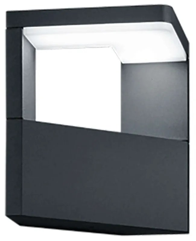 Φωτιστικό Τοίχου - Απλίκα Ganges 221760142 9W Led 17x15cm Anthracite Trio Lighting