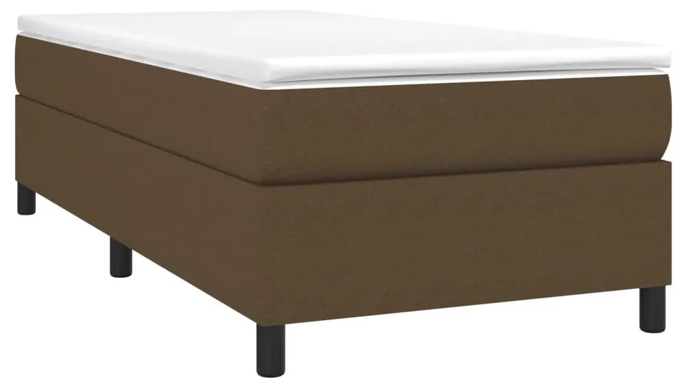 ΠΛΑΙΣΙΟ ΚΡΕΒΑΤΙΟΥ BOXSPRING ΣΚΟΥΡΟ ΚΑΦΕ 90 X 200 ΕΚ. ΥΦΑΣΜΑΤΙΝΟ 3120833