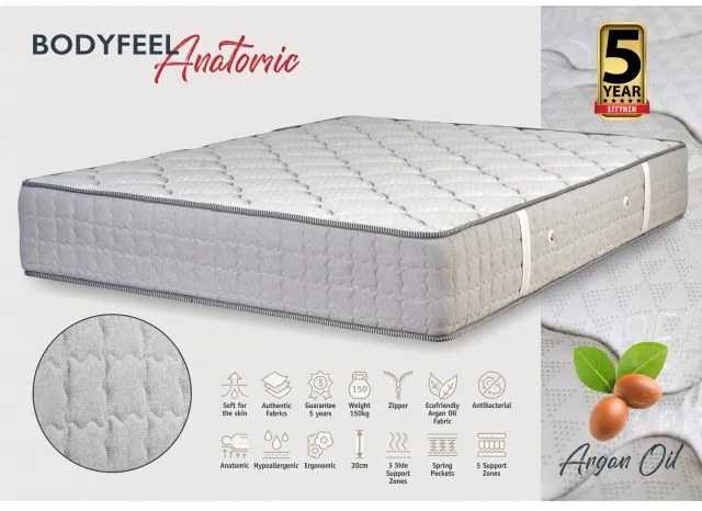 KPS ΣΤΡΩΜΑ BODYFEEL ANATOMIC 160X200ΕΚ ARGANOIL