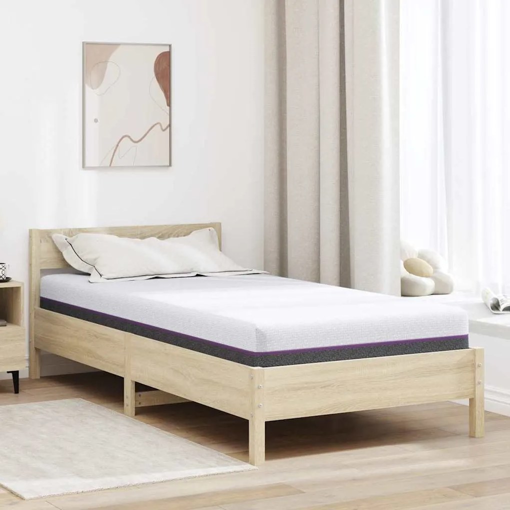 vidaXL Στρώματα Λευκό, Γκρίζο 100 x 200 cm