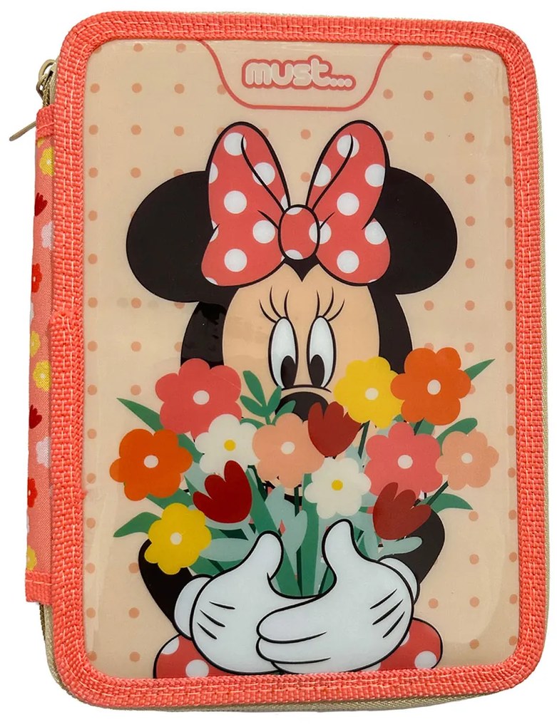 Κασετίνα Διπλή Γεμάτη (21x15x5) Must Minnie Happiness 564397