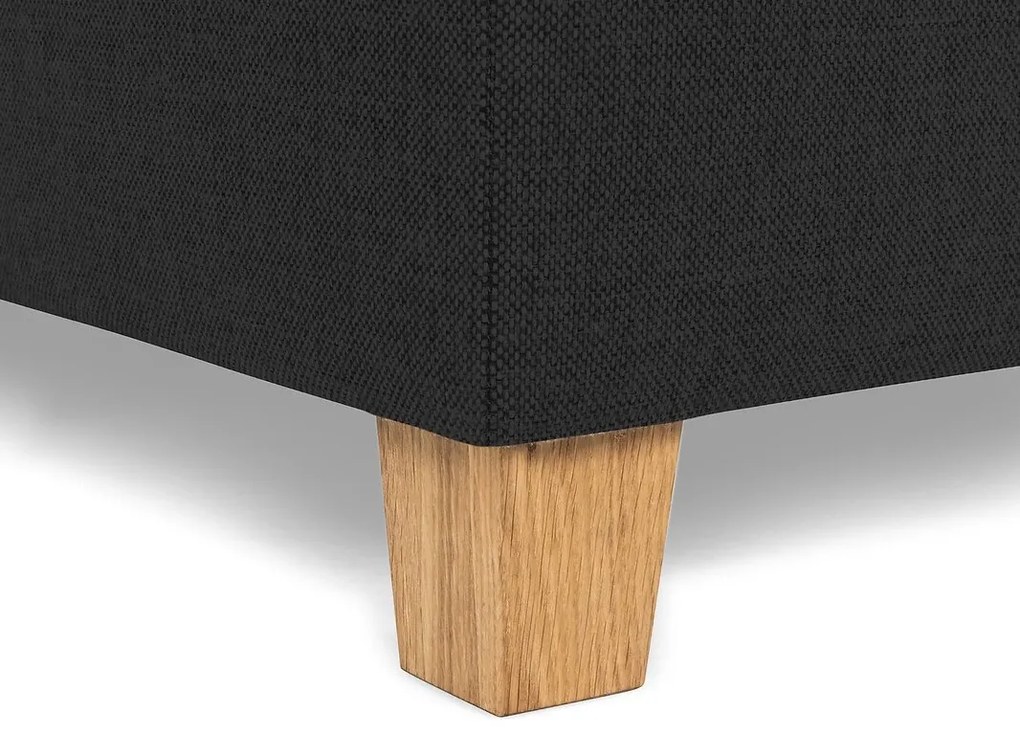 Γωνιακός Καναπές Scandinavian Choice C161, Μαύρο, 344x199x80cm