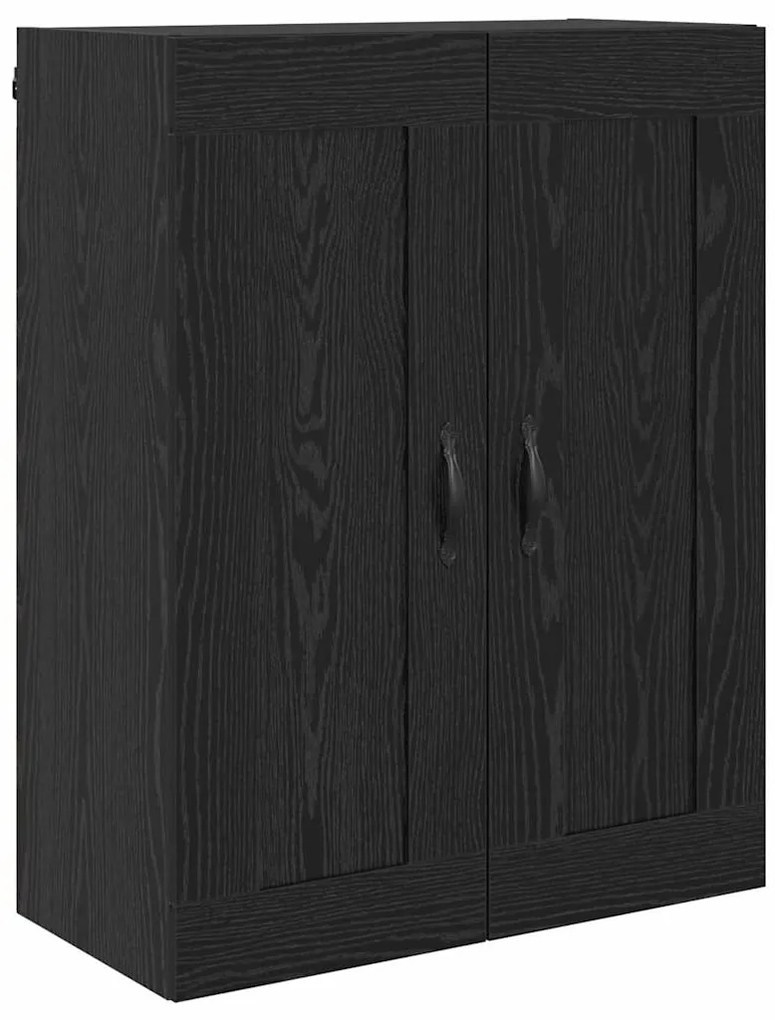 vidaXL Highboard Μαύρη Οξυά 69,5 x 34 x 180 εκ. Επεξεργασμένο ξύλο