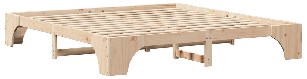 vidaXL Κρεβάτι 180x200cm από Μασίφ Ξύλο Πεύκου