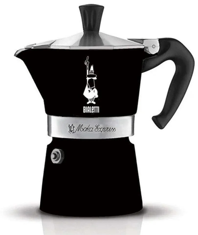 Καφετιέρα-Μπρίκι Espresso Moka Express 209.0004952 3cups Black Bialetti Aluminium