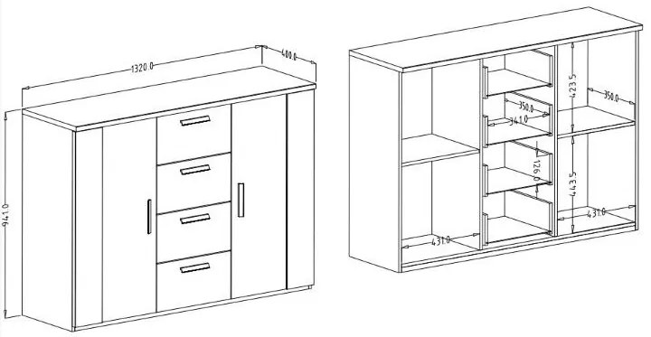 Συρταριέρα Sigon-Kafe