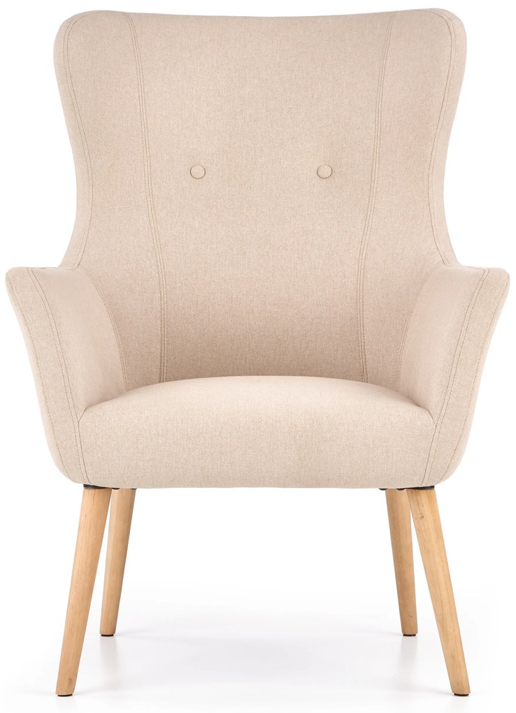 COTTO leisure chair, color: beige DIOMMI V-CH-COTTO-FOT-BEŻOWY