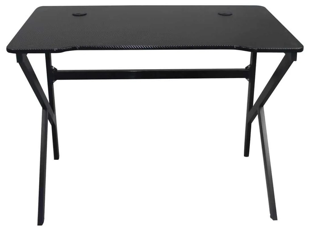 Gaming Γραφειο 100X60Cm Steel Μαύρο . Διάσταση: 100x60x75cm
