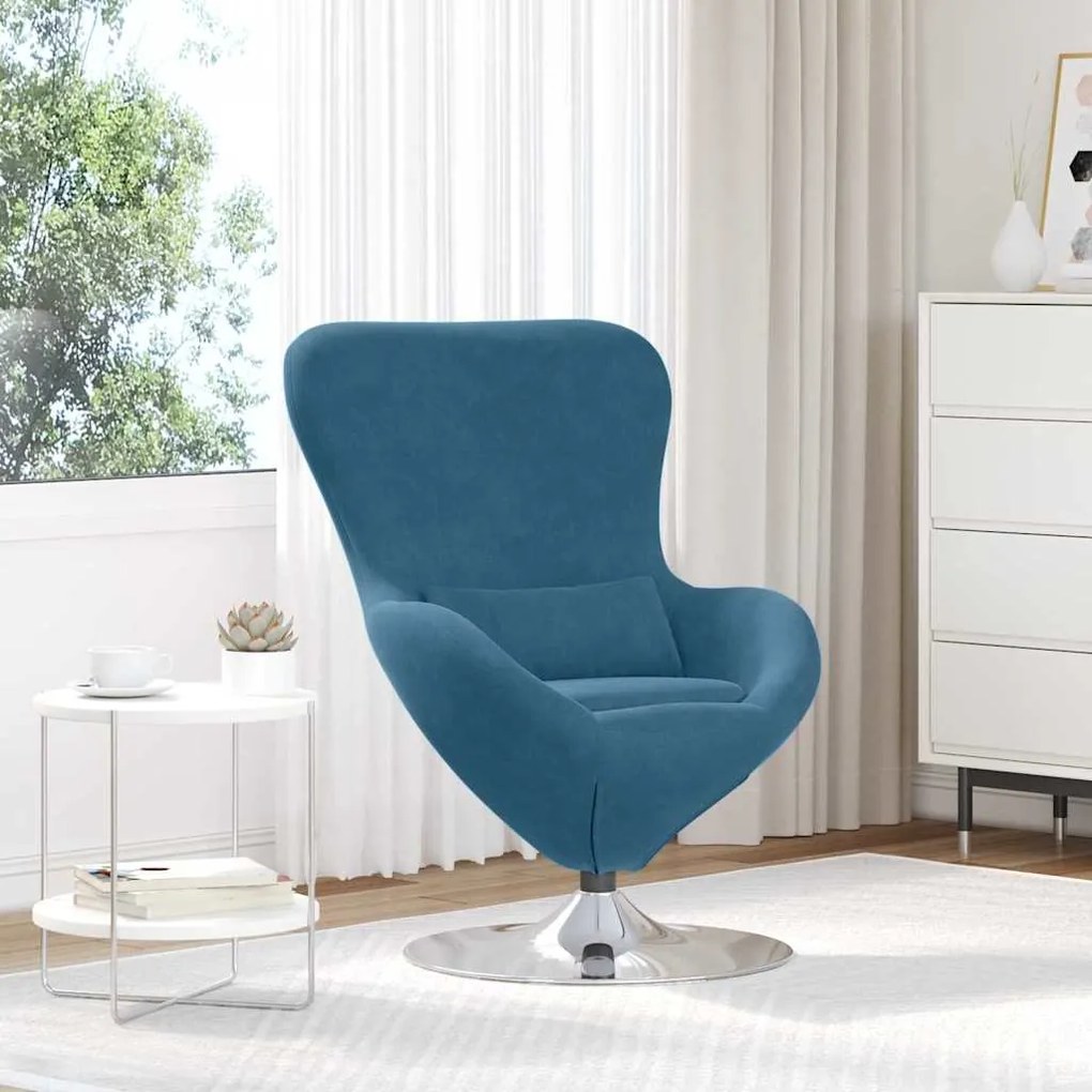 vidaXL Πολυθρόνες, Ανακλινόμενες & Καναπέδες Μπλε Κανονικός Ύφασμα