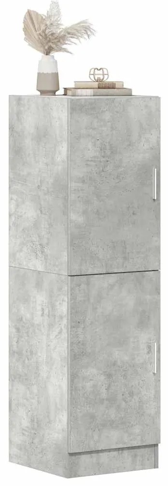vidaXL Ντουλάπι κουζίνας Σκυρόδεμα Γκρι 38x41,5x131,5 cm