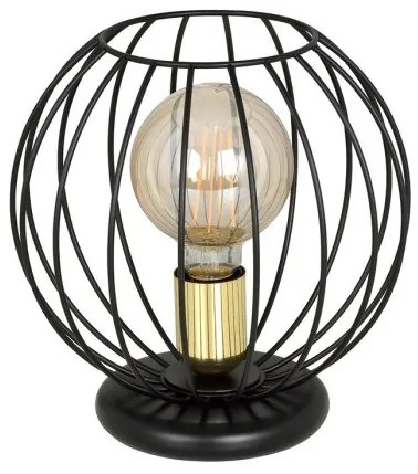 Επιτραπέζιο Φωτιστικό 1xE27 Ατσάλι ALBIO Made in Poland Emibig-144/LN1-Μαύρο 144/LN1