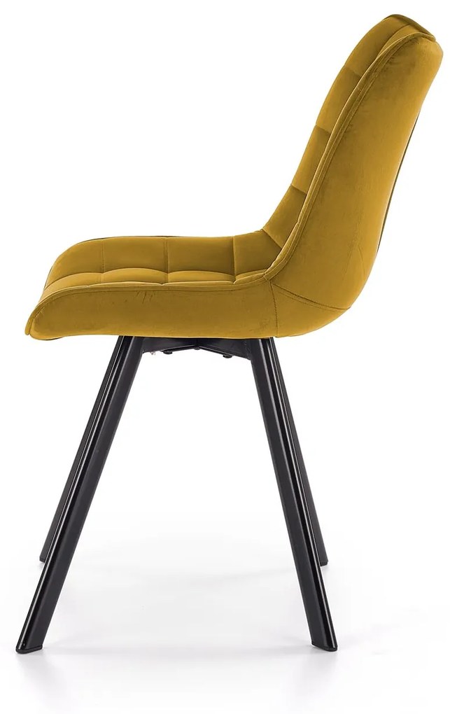 K332 chair, color: mustard DIOMMI V-CH-K/332-KR-MUSZTARDOWY