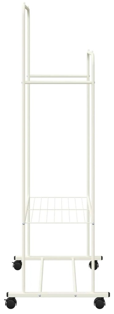 vidaXL Ράφι Ρούχων Μονόχρωμο Λευκό