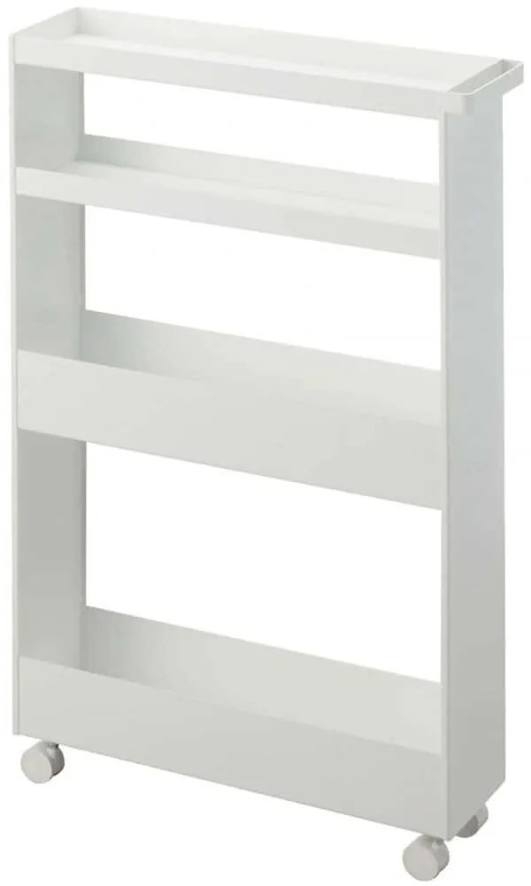 Μανάβης Τρόλεϊ Κουζίνας/Μπάνιου Tower YMZK1806 48x13x80,5cm White Yamazaki Ατσάλι