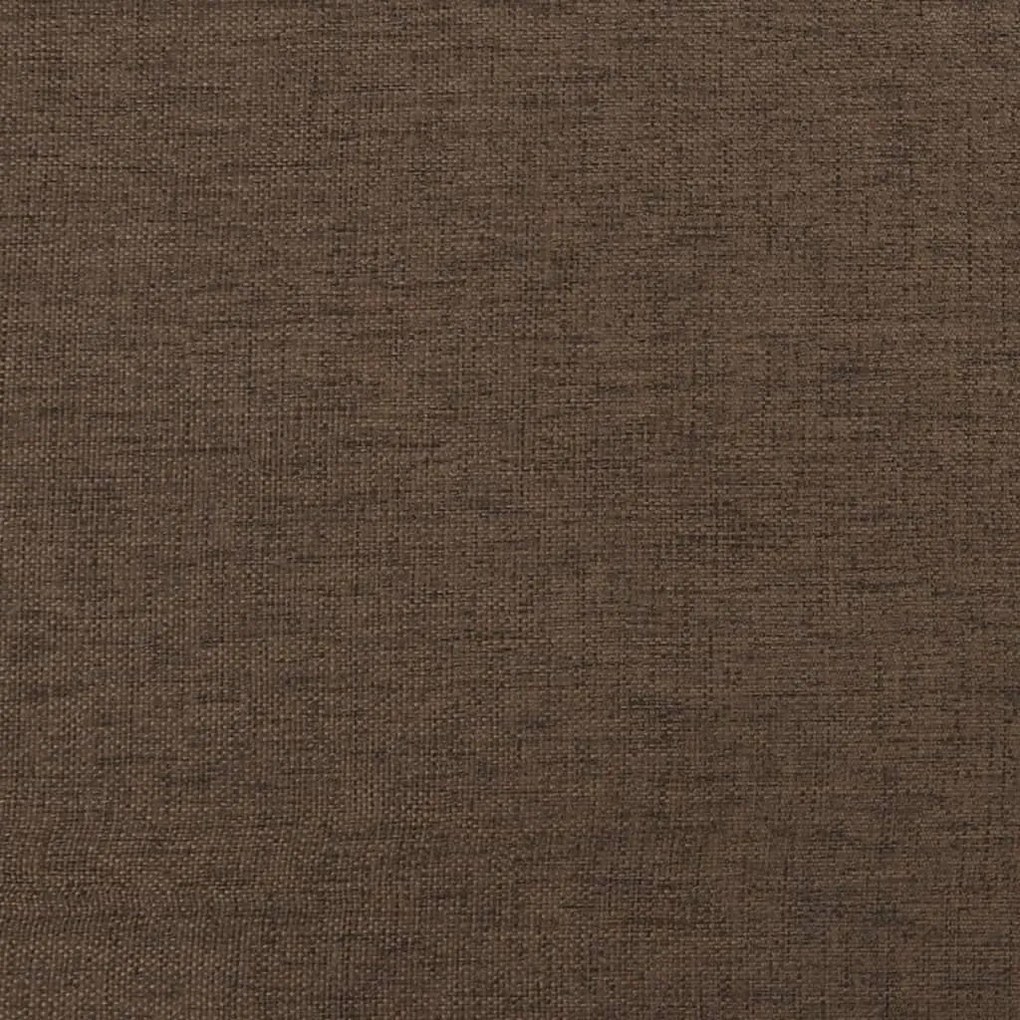 vidaXL Υποπόδιο Καφέ 45 x 29,5 x 39 εκ. Ύφασμα & Συνθετικό Δέρμα