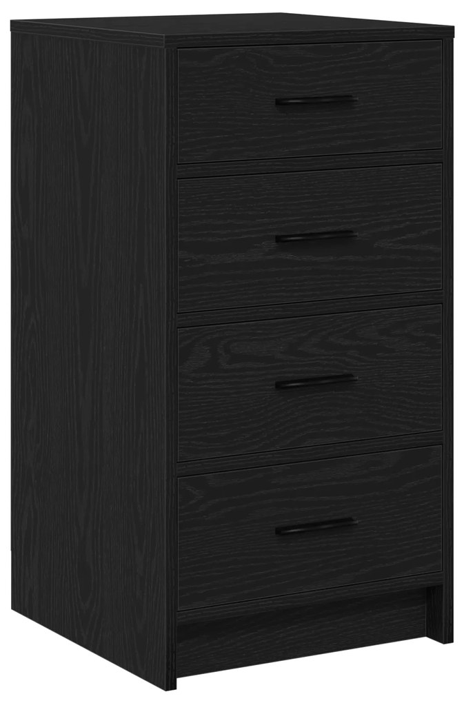vidaXL Μπουφές Μαύρης Δρυός 40x41x75 εκ Επεξεργασμένο Ξύλο