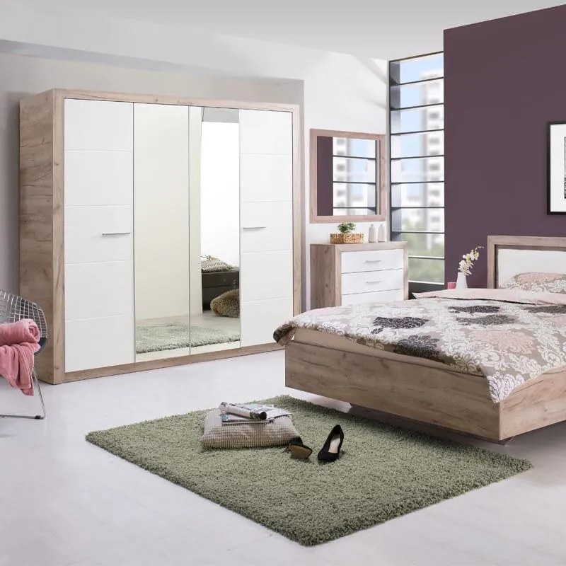 Καθρέπτης Τοίχου Astor OG M Γκρί Δρύς 93x2x93 εκ. 93x2x93 εκ.