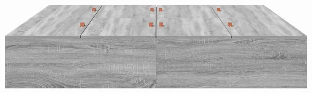 vidaXL Σκελετός Κρεβατιού Γκρι sonoma 200 x 180 x 31.5 εκ.