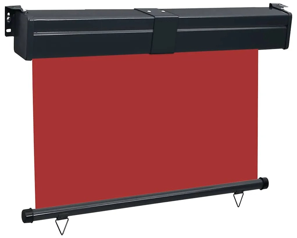 vidaXL Σκίαστρο Βεράντας Πλαϊνό Κόκκινο 125 x 250 εκ.