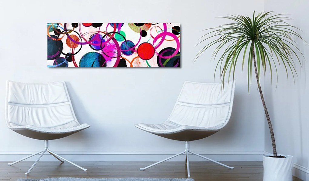 Πίνακας - Colourful Circle 135x45