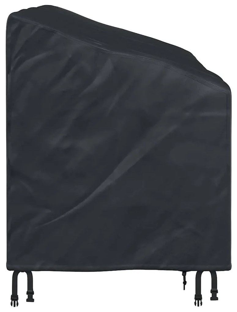 vidaXL Κάλυμμα Παγκάκι Κήπου Μαύρο 175 x 85 x 65 / 94 εκ Ύφασμα 420D