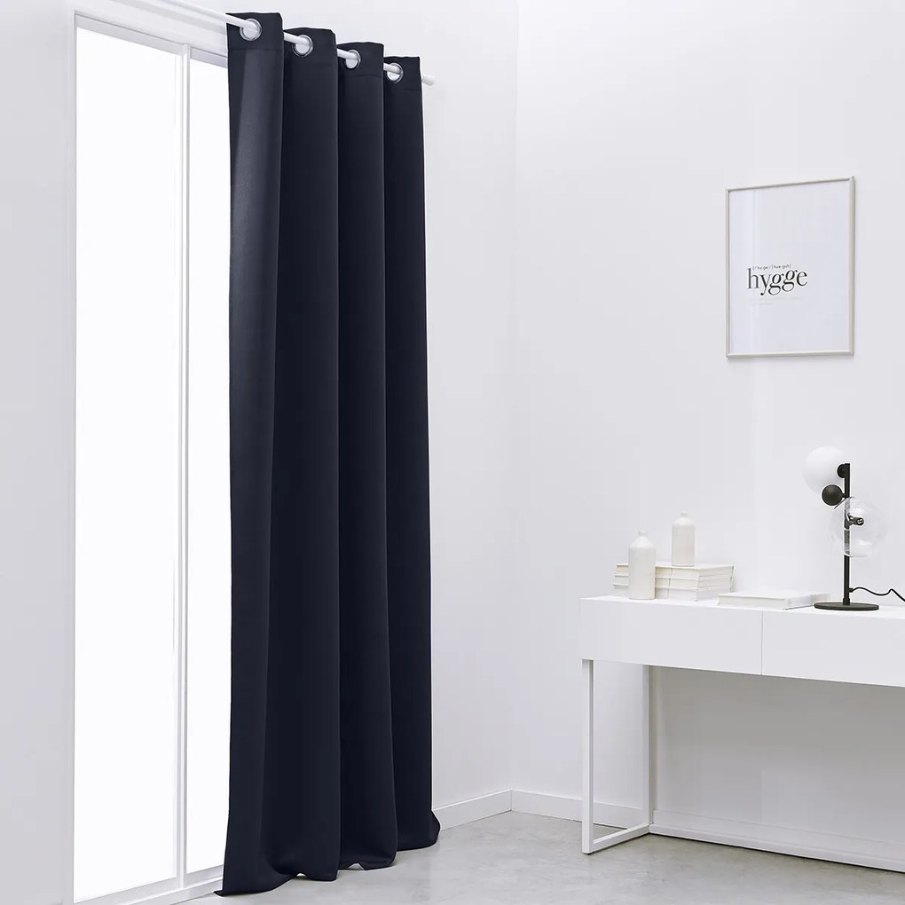 Κουρτίνες, περσίδες Today  Rideau Occultant 140/240 Polyester TODAY Essential Navy