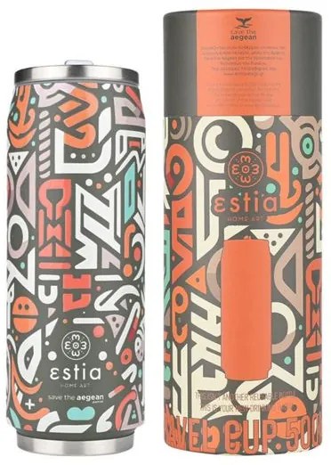 Estia Θερμός Travel Cup Save The Aegean 500ml GeoVivid 01-22679