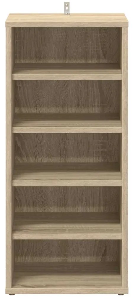 vidaXL Παπουτσοθήκη Sonoma Δρυς 31,5 x 35 x 70 εκ. από Επεξ. Ξύλο