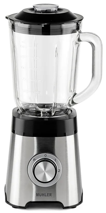 Muhler MB-555SG Μπλέντερ με γυάλινη κανάτα 500W 1,5lt
