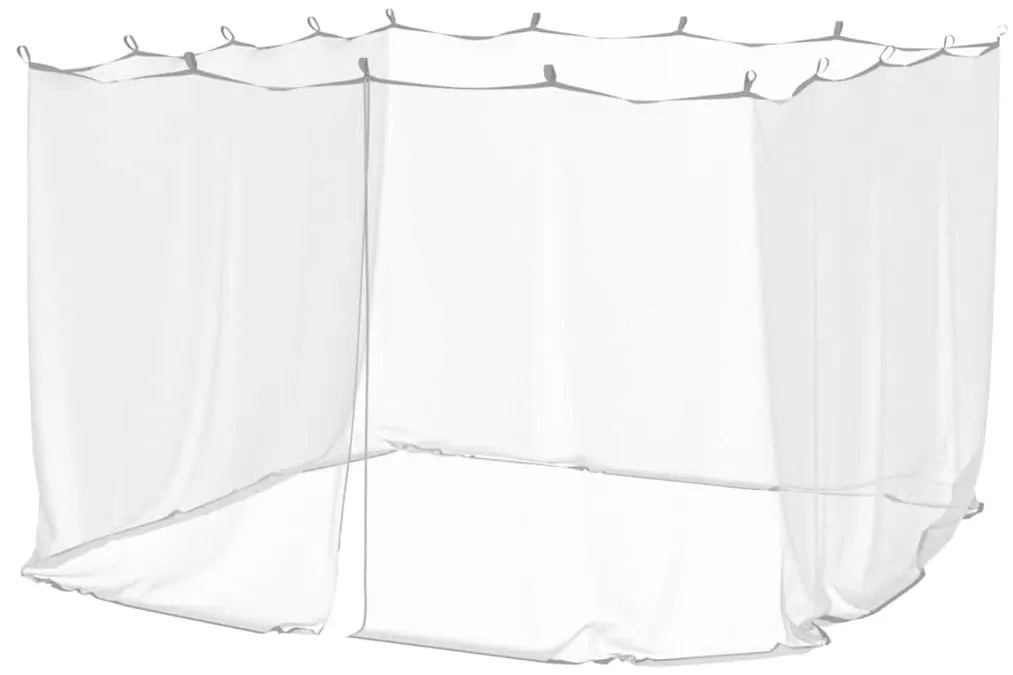 vidaXL Κουνουπιέρα 156 Λευκή 300x300x200εκ. από Δίχτυ