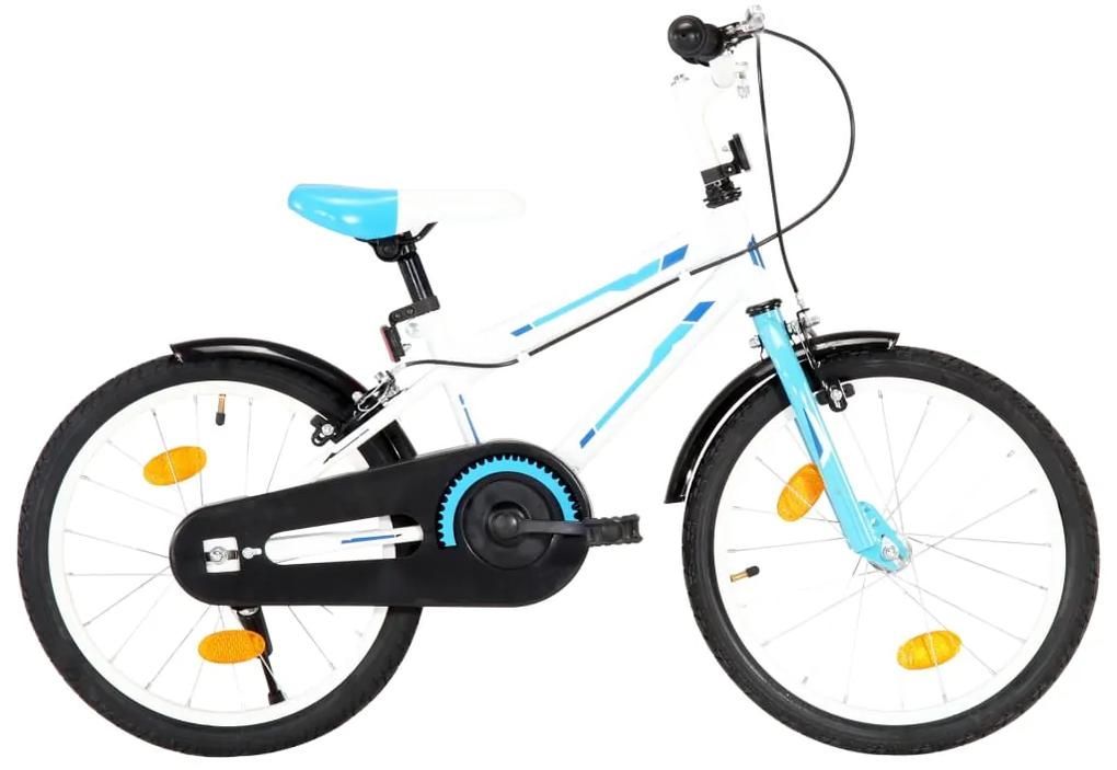 vidaXL Ποδήλατο Παιδικό Μπλε / Λευκό 18 Ιντσών