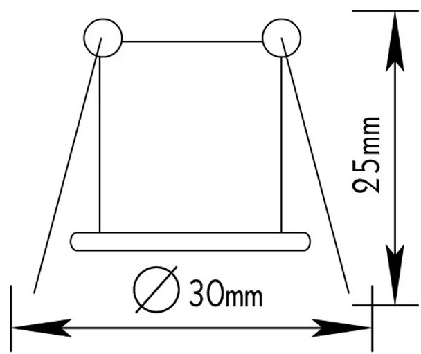 ΣΠΟΤ ΧΩΝ BS3153 G4 ΝΙΚΕΛ ΙΣΙΟ - BS3153N - BS3153N