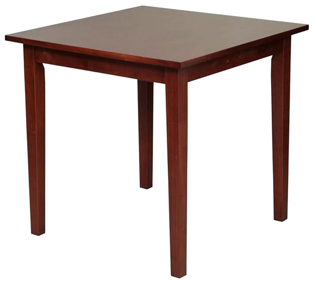 Naturale Τραπέζι Mdf Ε7672 Καρυδί 80x80cm Mdf, Wood