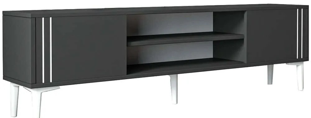 Έπιπλο Τηλεόρασης Snow 382NRC1149 140x29,6x44,6cm Anthracite