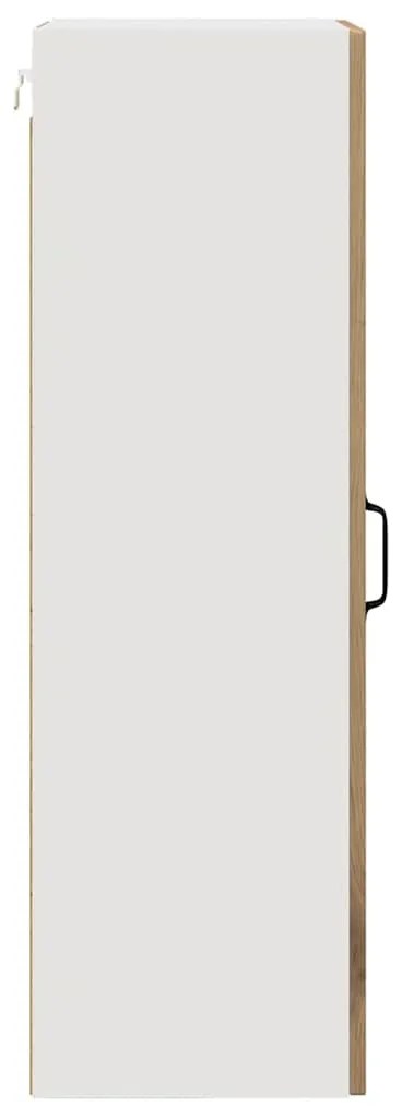 vidaXL Κρεμαστό ντουλάπι κουζίνας Artisan Oak 40 x 31 x 100 εκ.