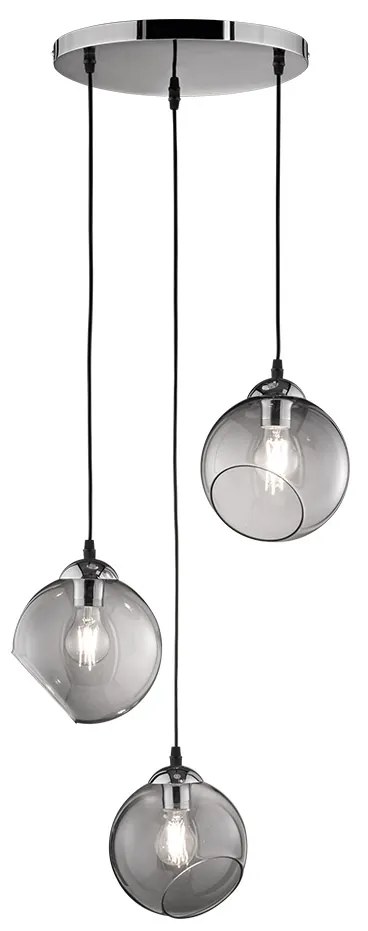 Φωτιστικό Κρεμαστό RL Lighting Clooney R30073054 Φυμέ