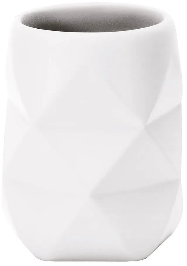 Ποτήρι Οδοντόβουρτσας Golden Crackle 8431 White Kleine Wolke Polyresin