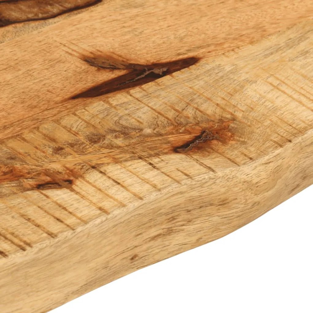 vidaXL Επιφάνεια Τραπεζιού 120x30x2,5 εκ. Live Edge Μασίφ Ξύλο Μάνγκο