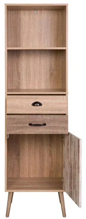 Ραφιέρα Lounge Fylliana Sonoma Oak 50x39,5x171 εκ. 50x39.5x171 εκ.