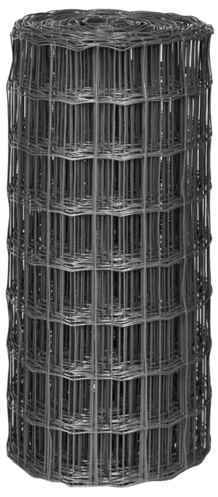 vidaXL Συρματόπλεγμα Γκρι 25 x 0,8 μ. Ατσάλινο