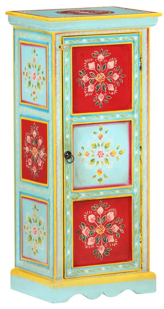 vidaXL Ντουλάπι με Χειροπ. Λεπτομέρειες 40x30x90 εκ. Μασίφ Ξύλο Μάνγκο