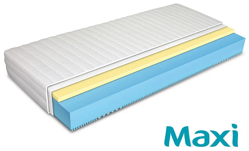 Στρώμα αφρού, MAXI, 82x200  με memory foam, Genomax  12814-35751254