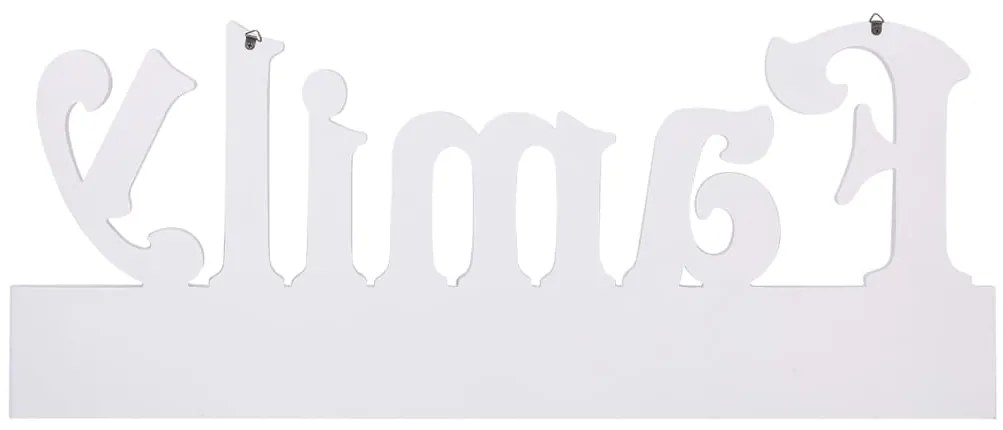 vidaXL Κρεμάστρα Τοίχου «FAMILY» 74 x 29,5  εκ.