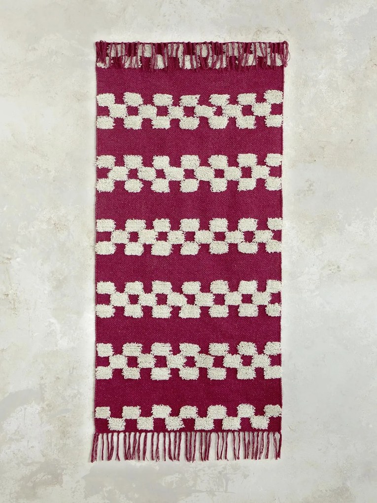 ΧΑΛΑΚΙ ΔΩΜΑΤΙΟΥ 60x130cm NIMA - LARK RED