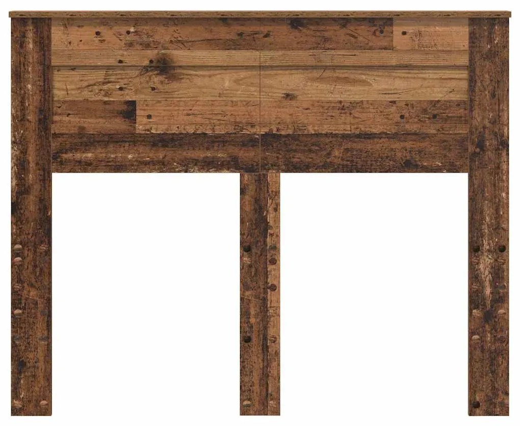 vidaXL Κεφαλάρι με κεφαλάρι Παλιό Ξύλο 120 cm Επεξεργασμένο ξύλο