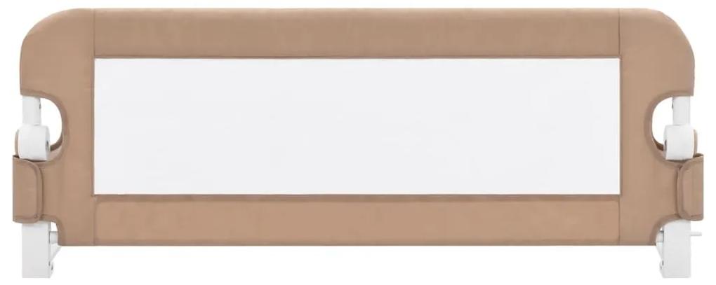 Μπάρα Κρεβατιού Προστατευτική Χρώμα Taupe 102x42 εκ Πολυεστέρας - Μπεζ-Γκρι