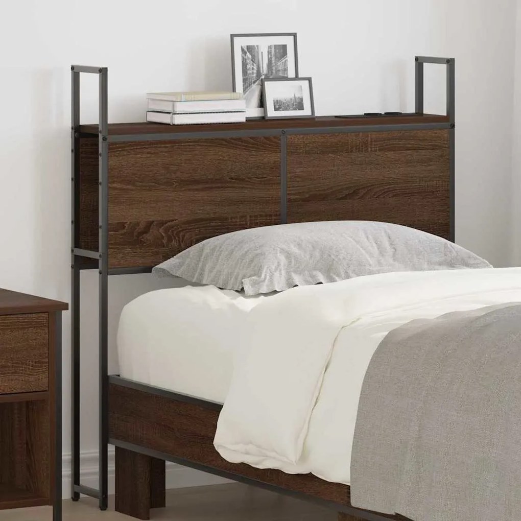 vidaXL Κεφαλάρι Αποθήκης Καφέ δρυς 75 cm Επεξεργασμένο ξύλο
